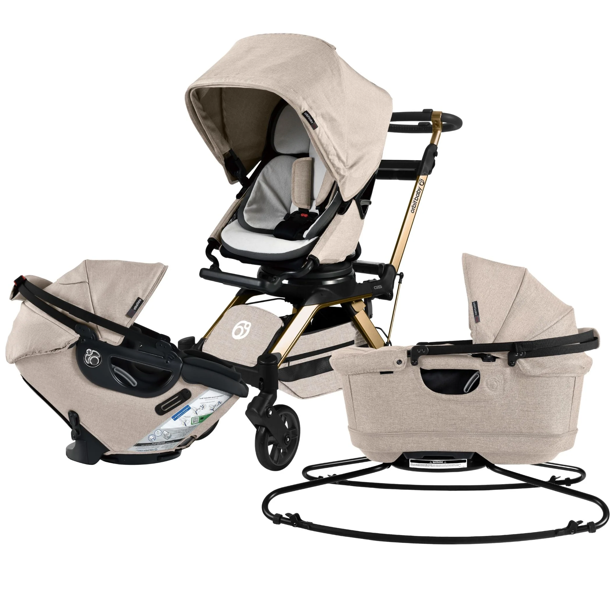 Orbit Baby Stroll, Lounge & Ride Travel System - Image 22