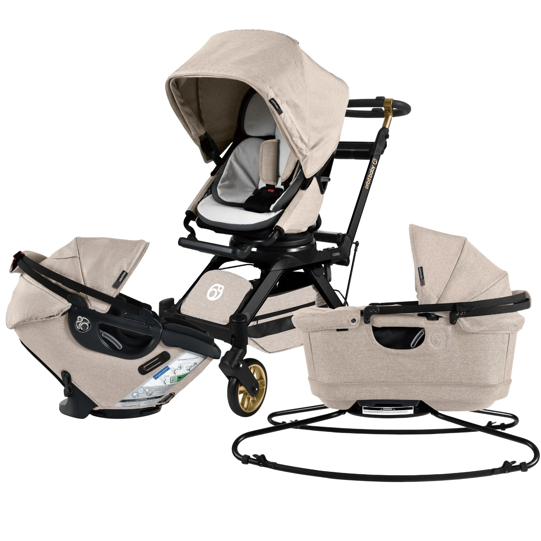 Orbit Baby Stroll, Lounge & Ride Travel System - Image 23