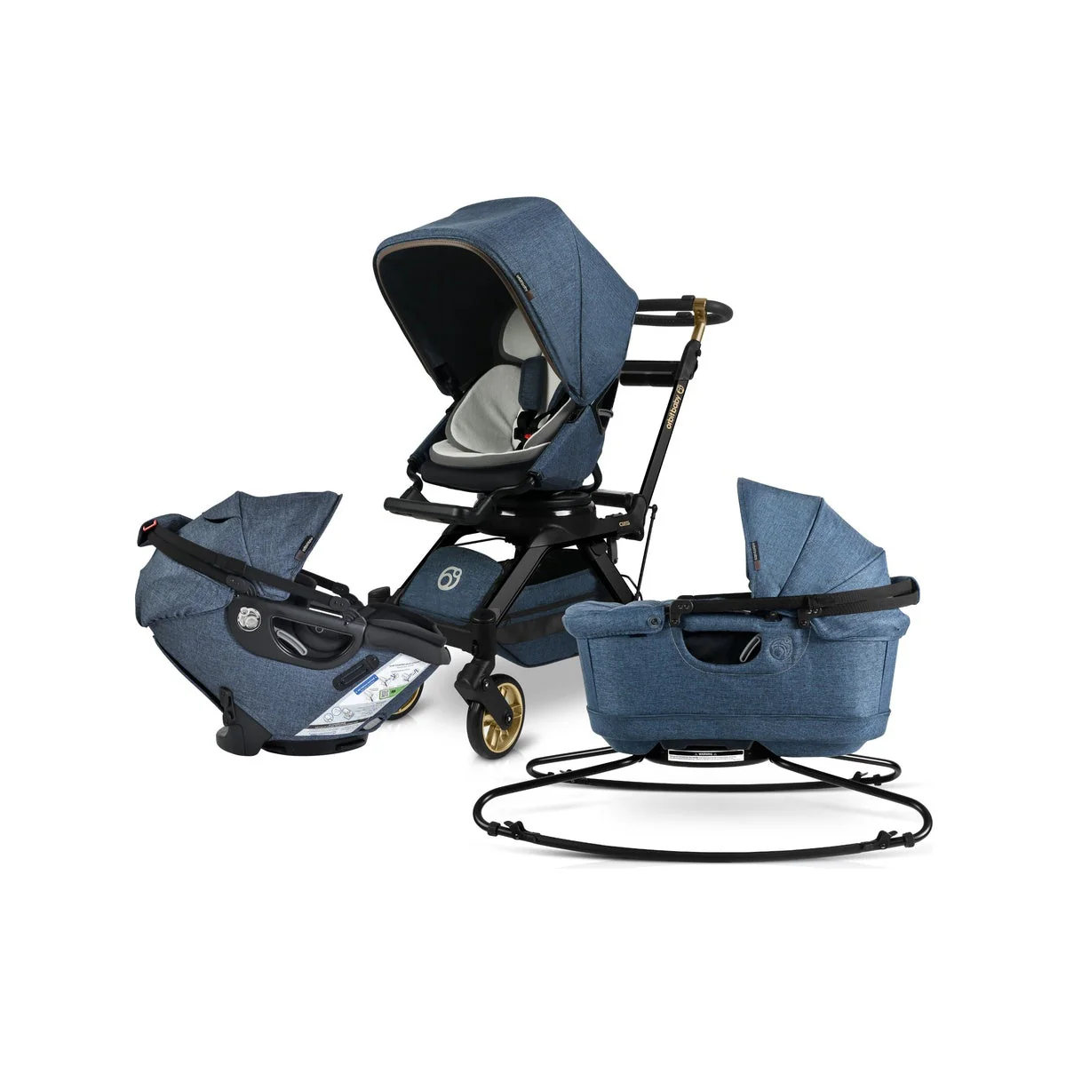 Orbit Baby Stroll, Lounge & Ride Travel System - Image 246