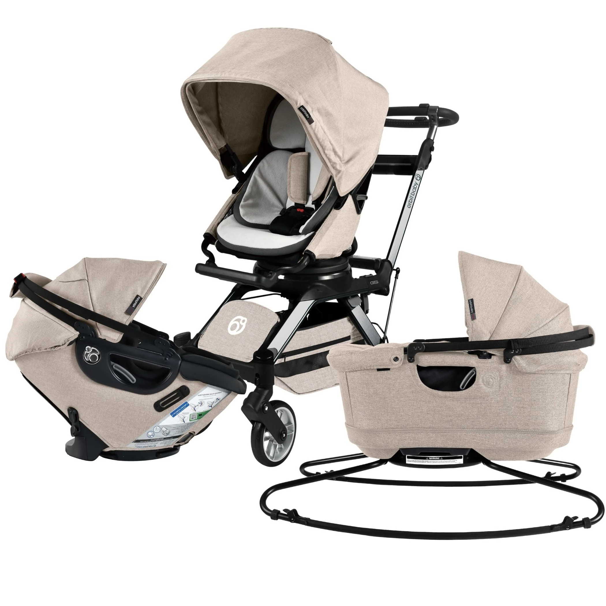 Orbit Baby Stroll, Lounge & Ride Travel System - Image 25