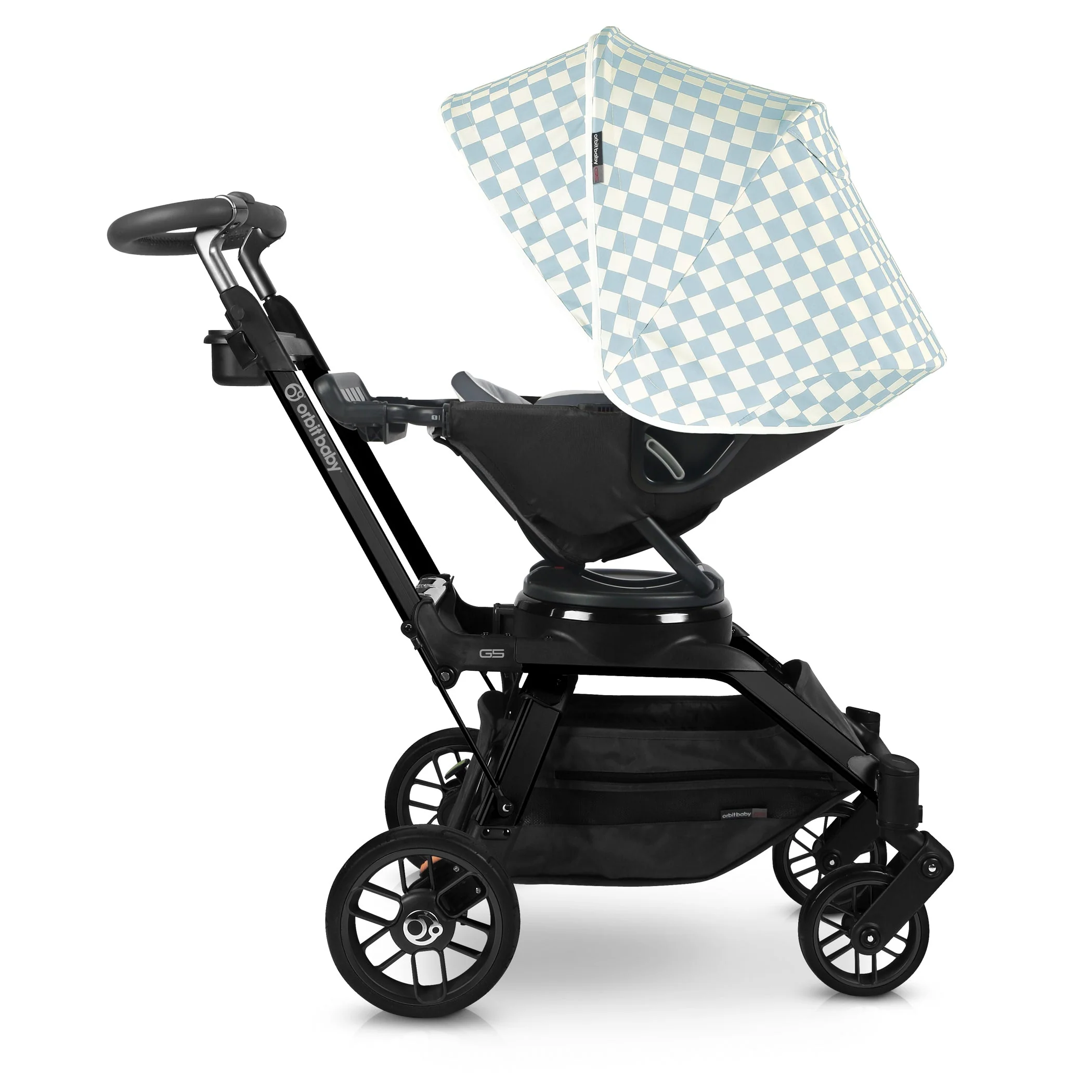 Orbit Baby G5 Canopy Pack in Checkered Surf Spray - Image 3