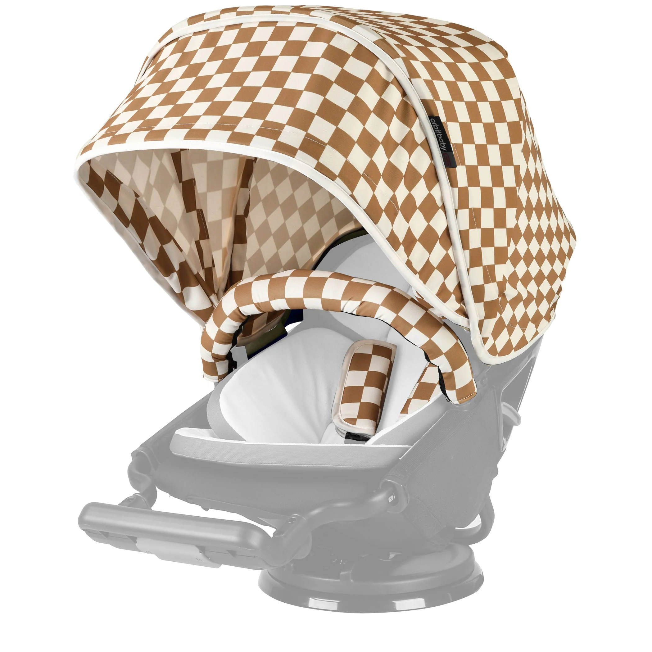 Orbit Baby Stroller Canopy in Chestnut Check