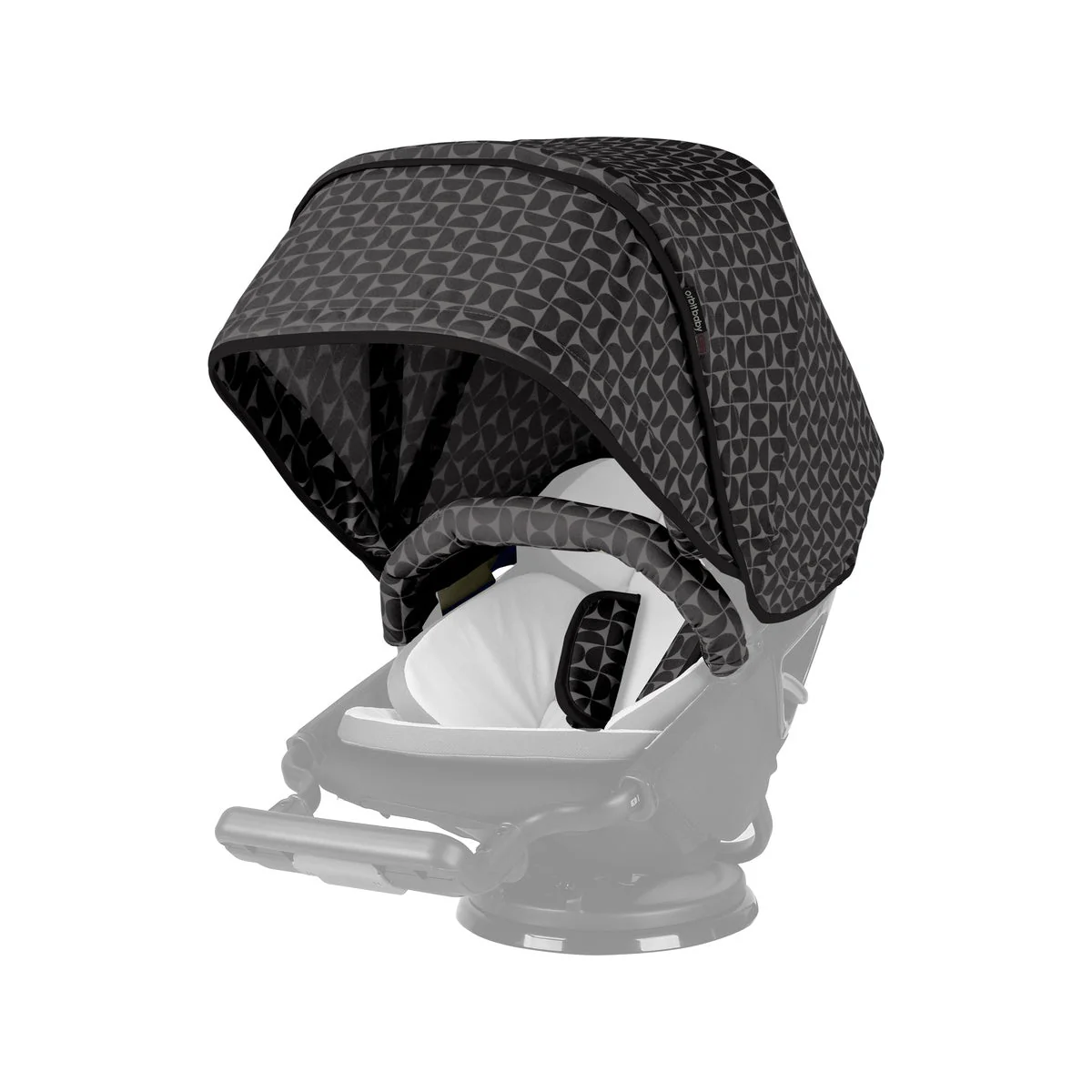 Orbit Baby Stroller Canopy in Mosaic Black - Image 5