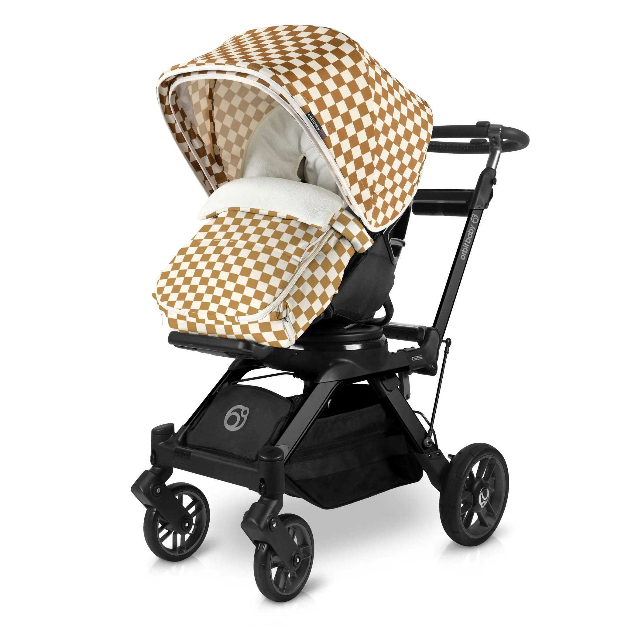 Orbit Baby Stroller Footmuff in Chestnut Check - Image 3