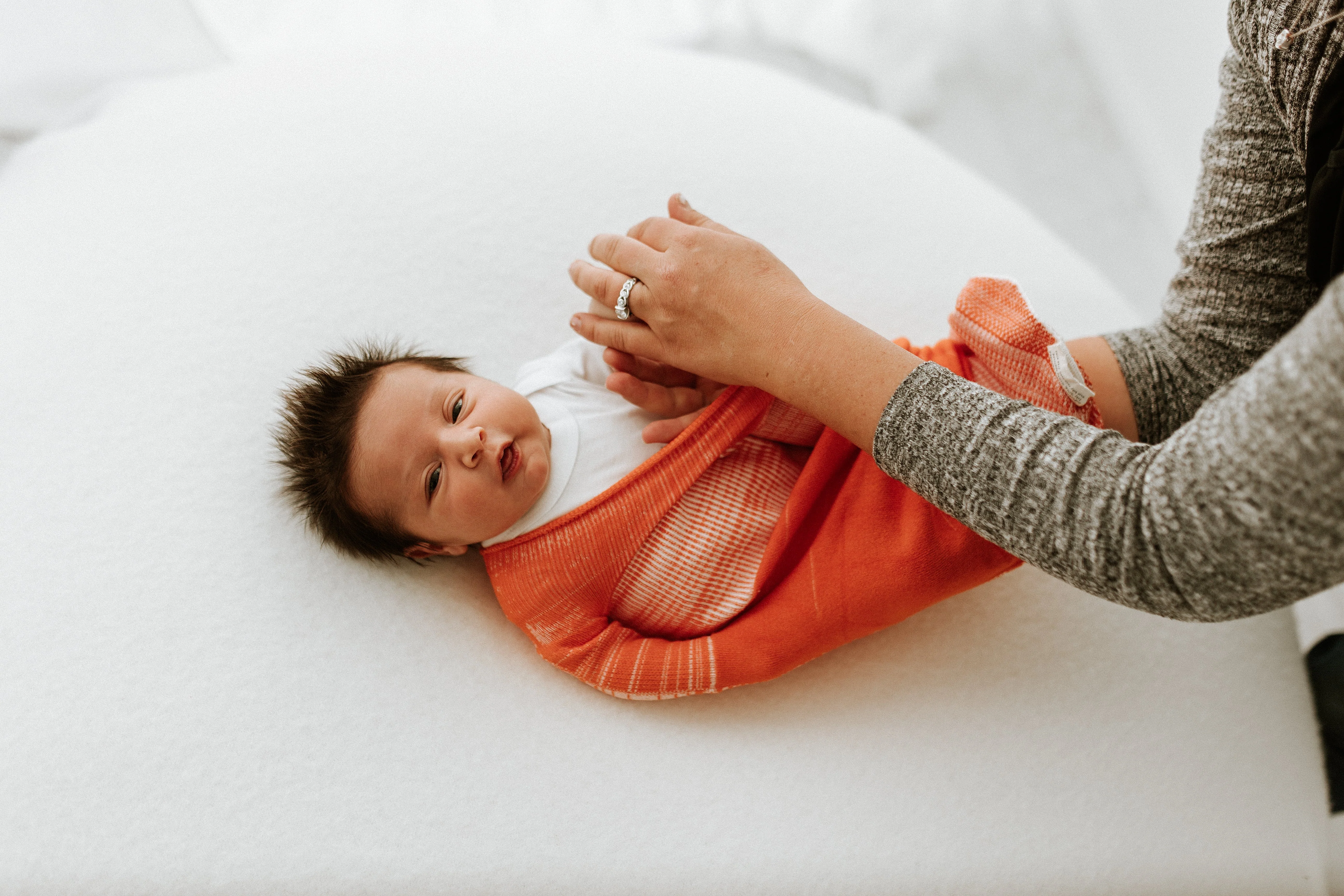 Swaddelini Orange Swaddle Sleep Sack - Image 3