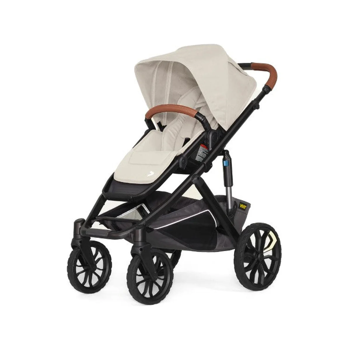 Veer Switch&Roll Leather Kit Stroller (Switchback Seat & Roll Frame, Leather Grips for Handle and Armbar) - Image 12