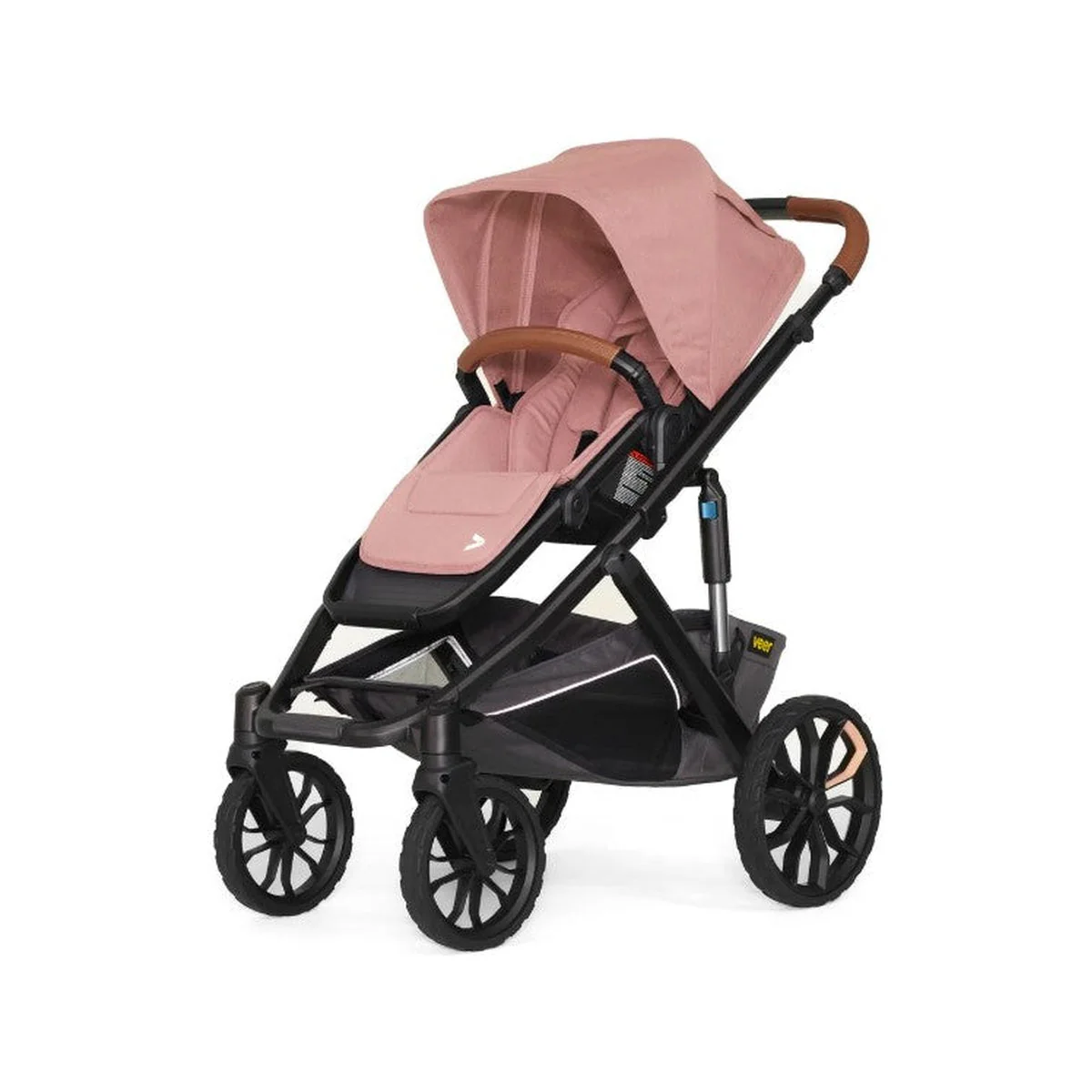 Veer Switch&Roll Leather Kit Stroller (Switchback Seat & Roll Frame, Leather Grips for Handle and Armbar) - Image 13