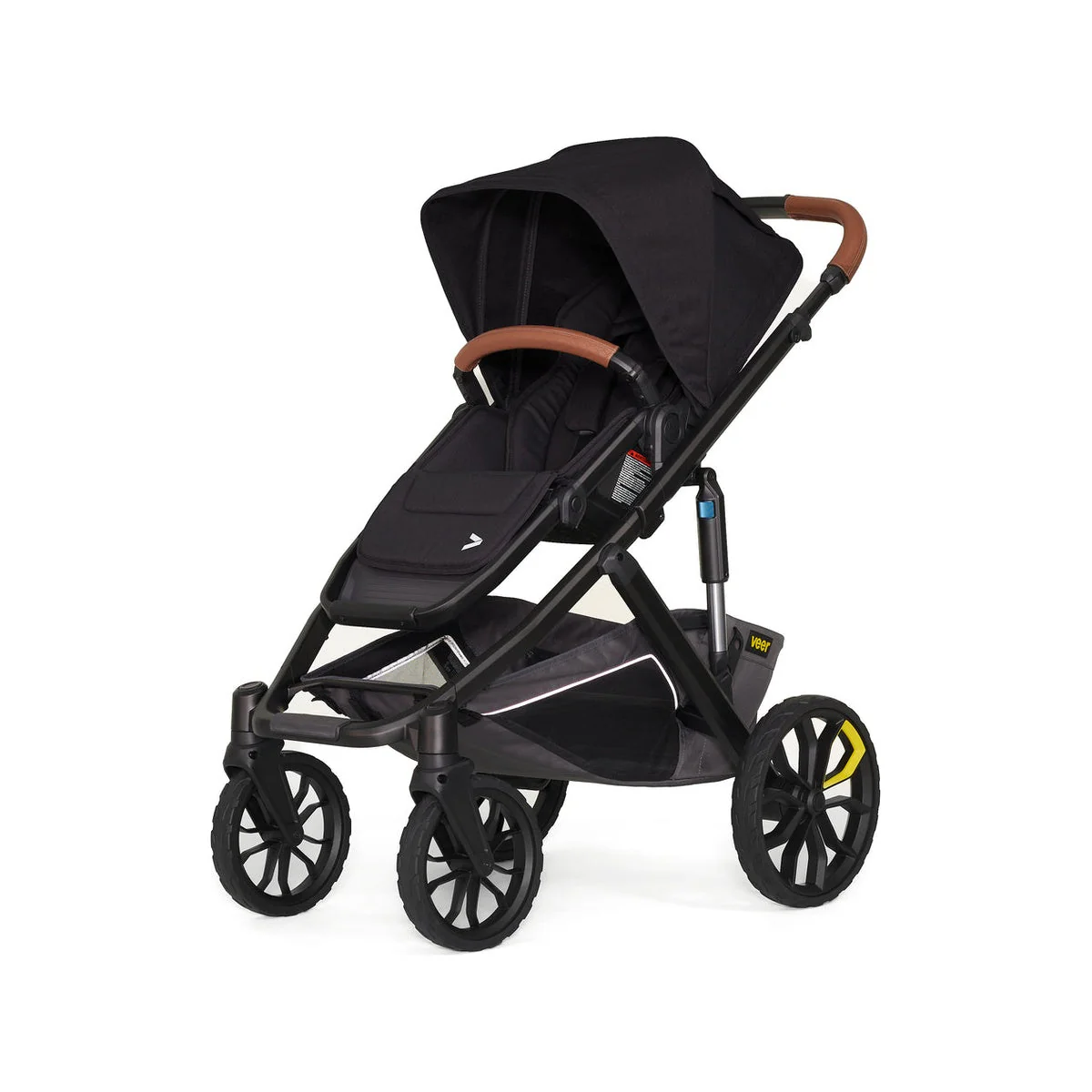 Veer Switch&Roll Leather Kit Stroller (Switchback Seat & Roll Frame, Leather Grips for Handle and Armbar) - Image 14