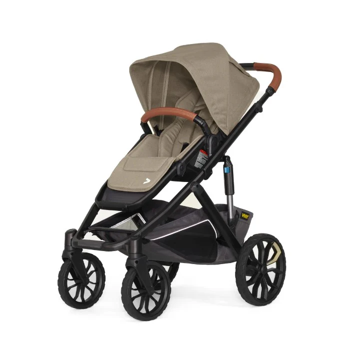 Veer Switch&Roll Leather Kit Stroller (Switchback Seat & Roll Frame, Leather Grips for Handle and Armbar) - Image 3