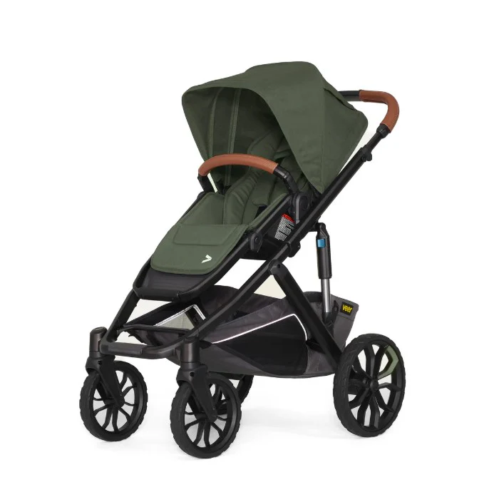 Veer Switch&Roll Leather Kit Stroller (Switchback Seat & Roll Frame, Leather Grips for Handle and Armbar) - Image 4