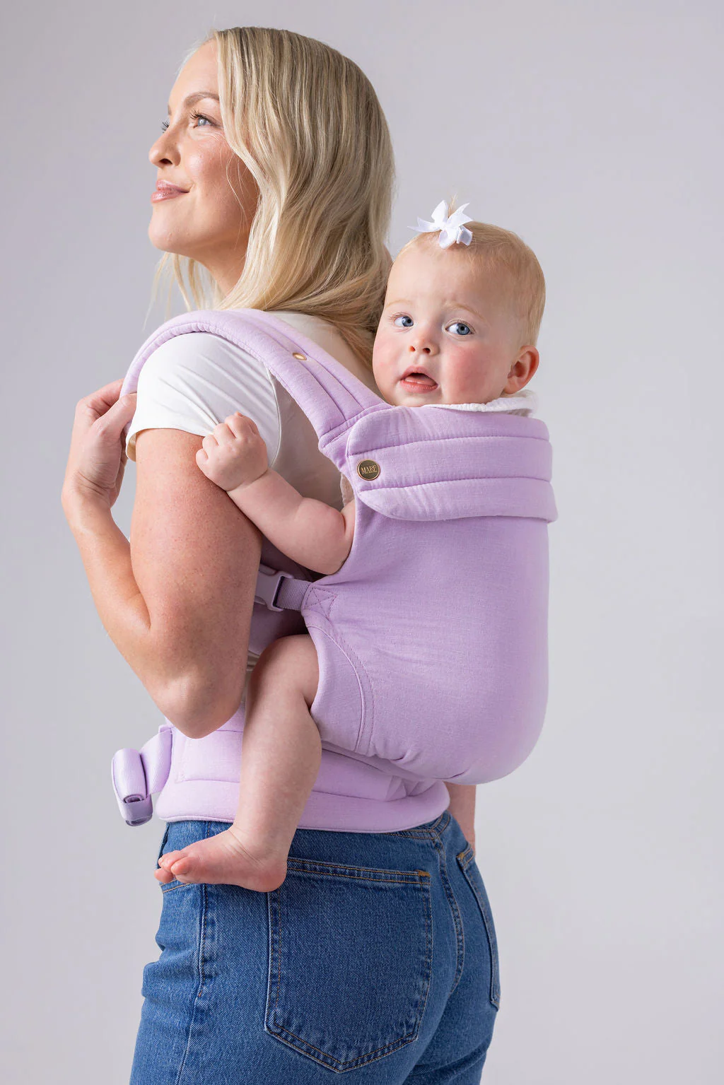 Mabē The Monarch Baby Carrier - Lilac Skies - Image 3