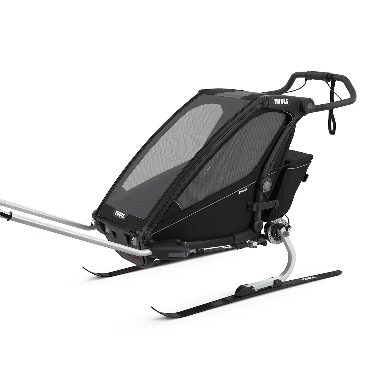 Thule Chariot Sport 1-Seat Multisport Bike Trailer Midnight Black - Image 5