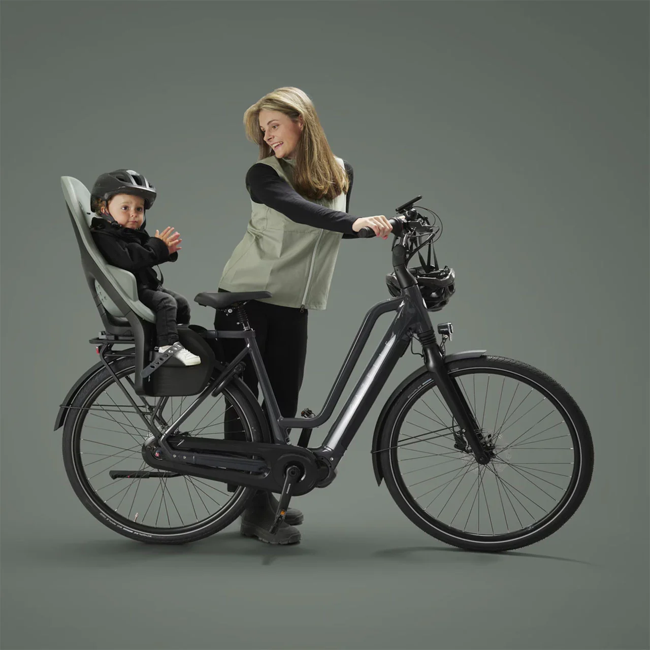 Thule Yepp 2 Maxi Rack Mounted Mik Hd Child Bike Seat Black - Image 5