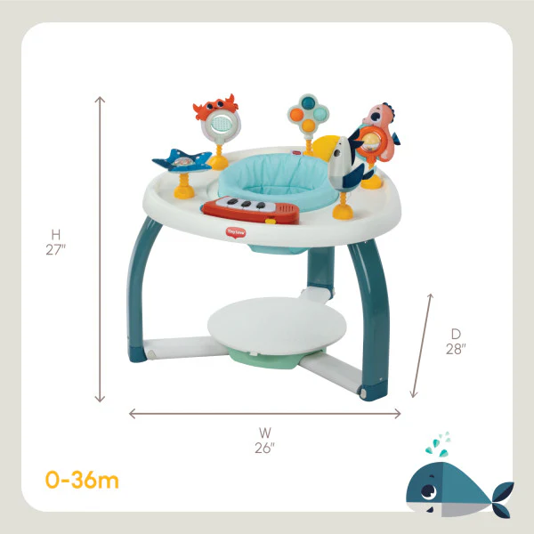 Tiny Love Tiny Mariners 5-in-1 Here I Grow Stationary Activity Center - Image 17