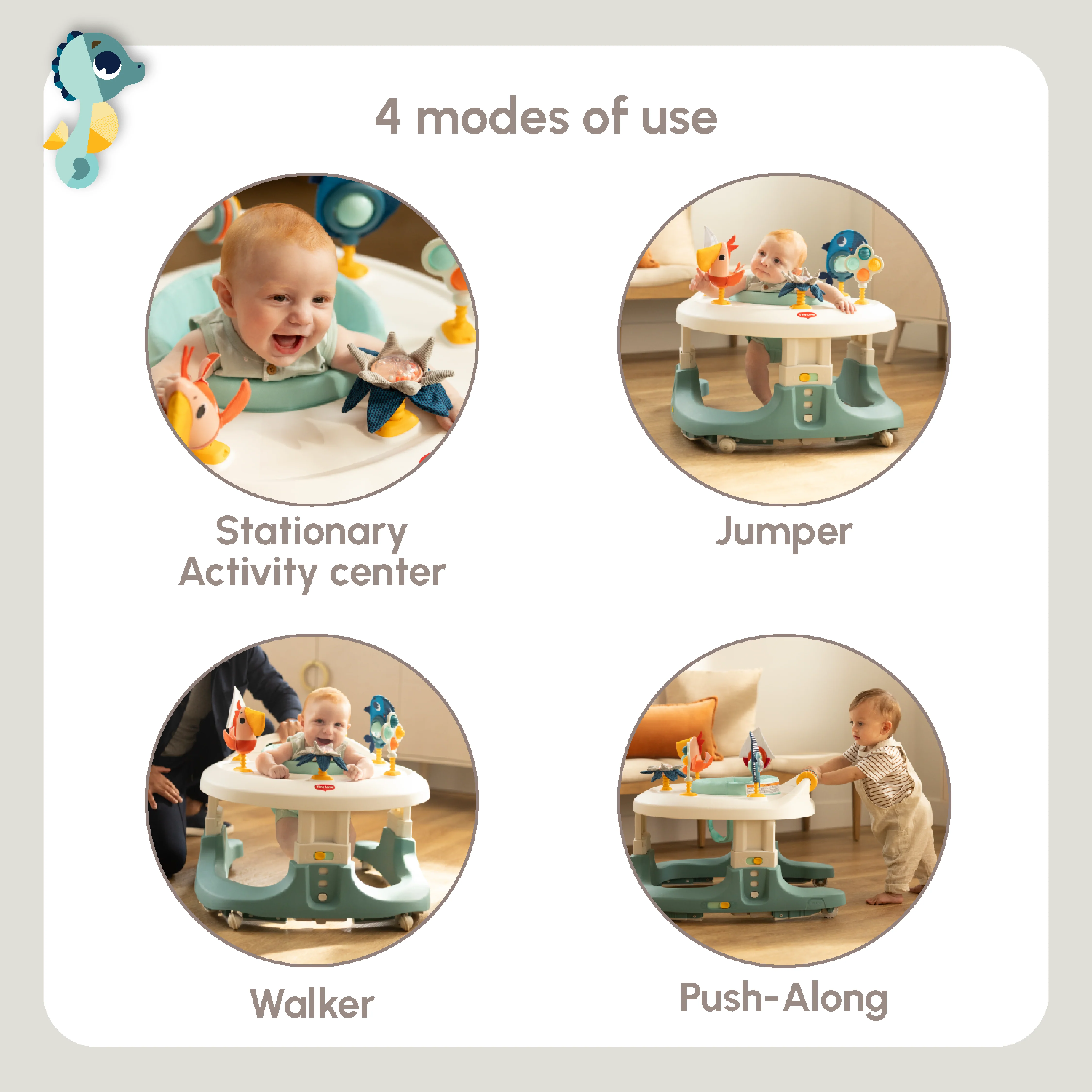 Tiny Love Tiny Mariners 4-in-1 Here I Grow Mobile Activity Center - Image 16