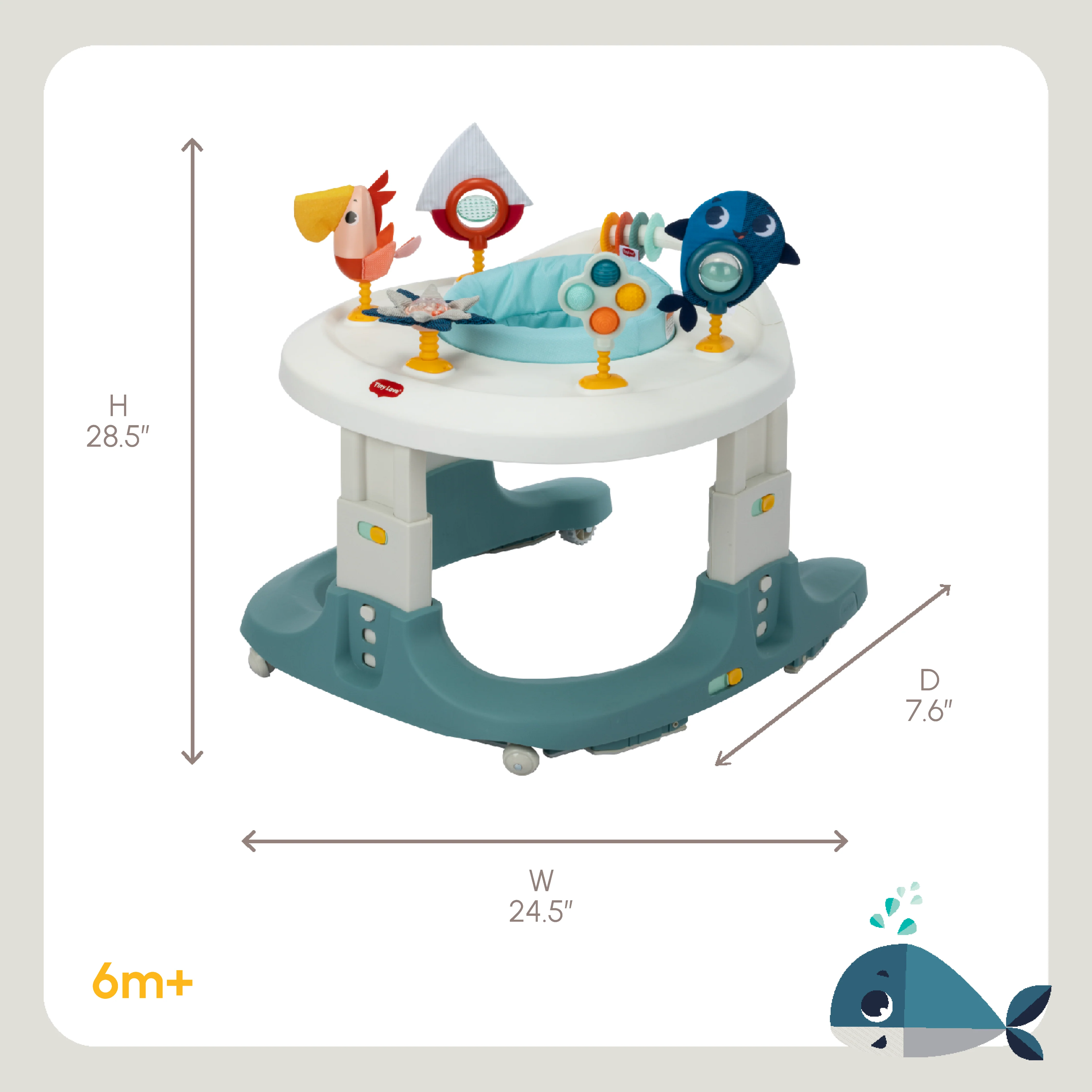 Tiny Love Tiny Mariners 4-in-1 Here I Grow Mobile Activity Center - Image 23