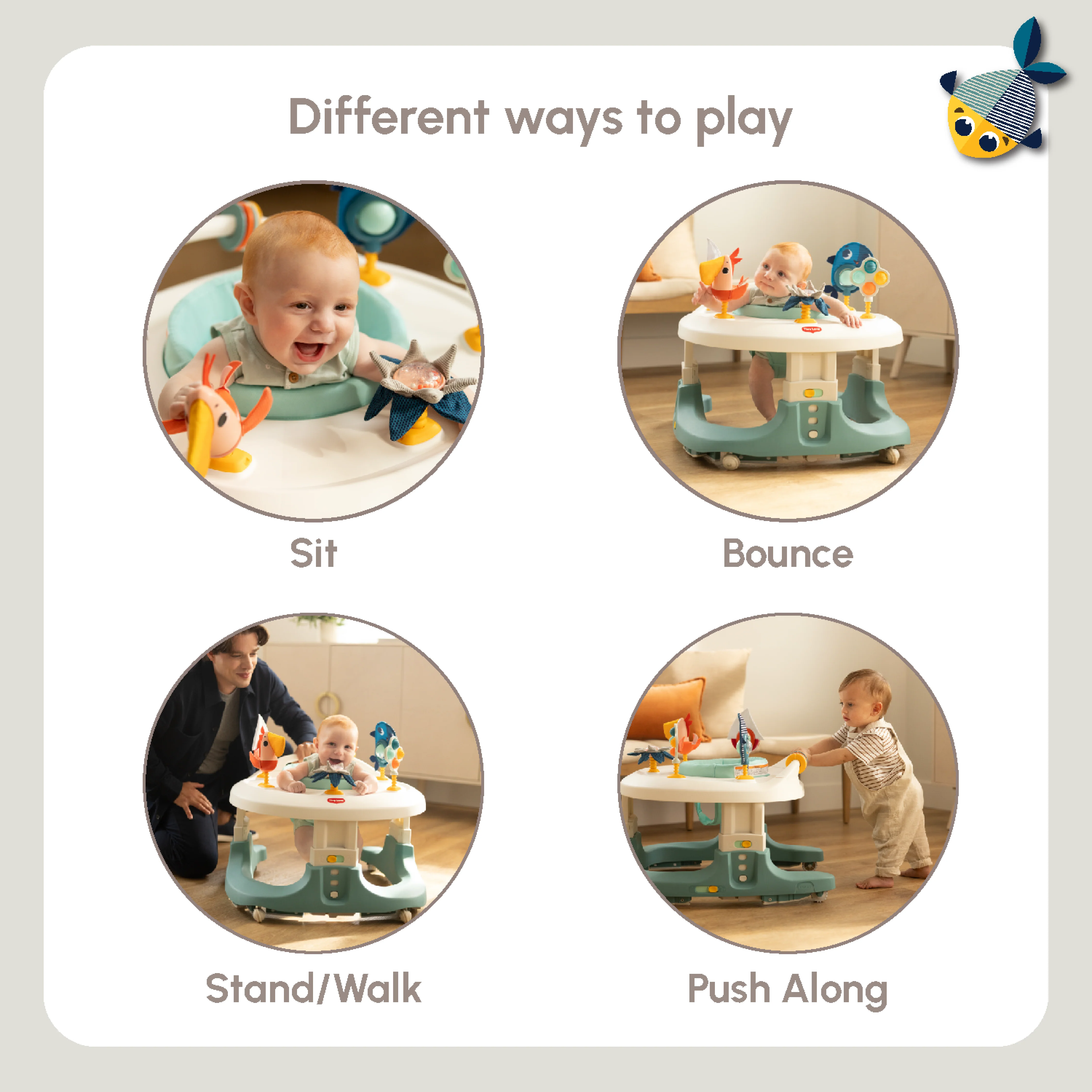 Tiny Love Tiny Mariners 4-in-1 Here I Grow Mobile Activity Center - Image 6