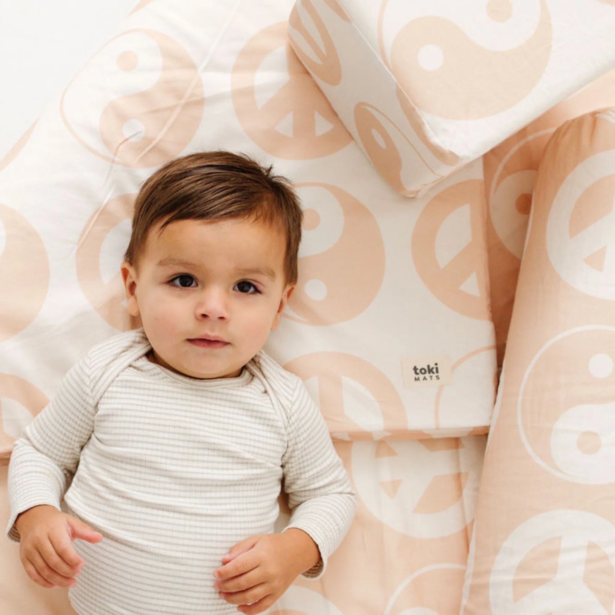 Toki Kids Beige Yin Yang Support Pillow - Image 6