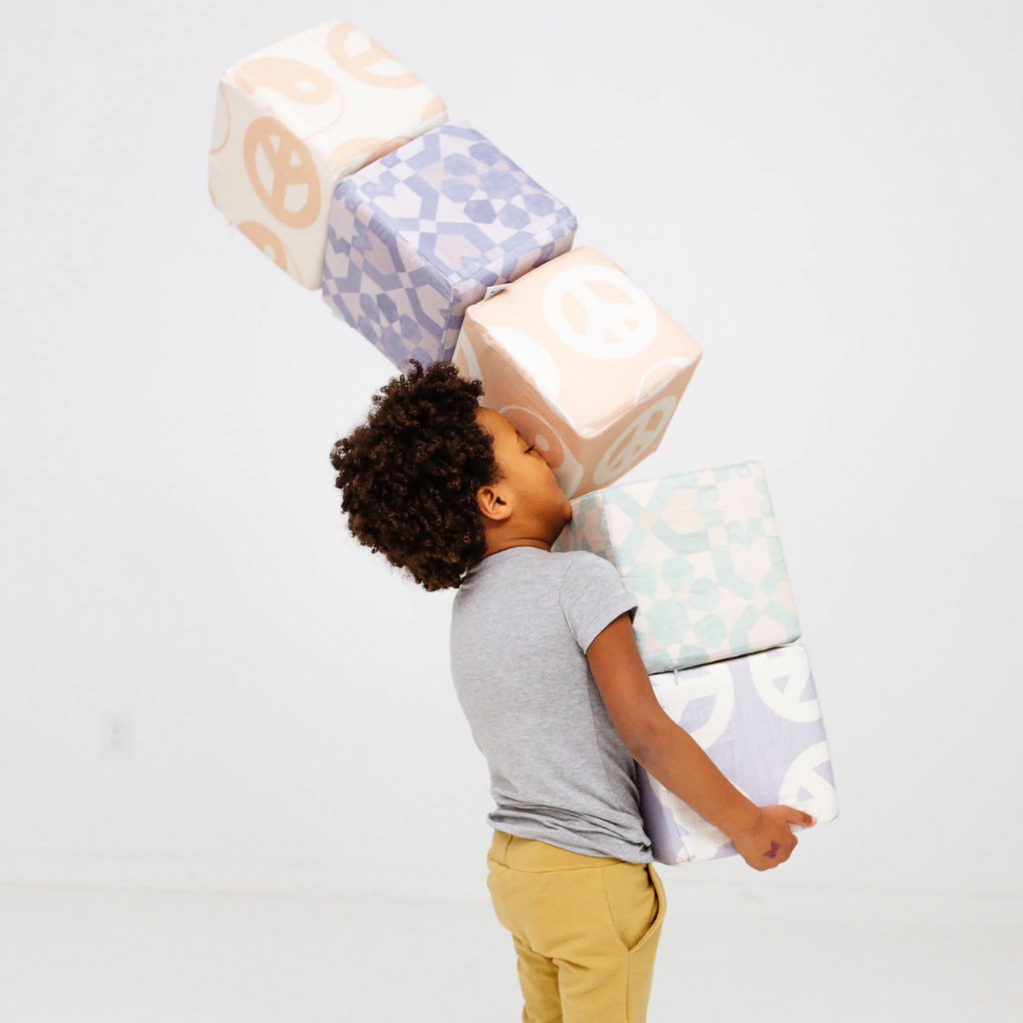 Toki Kids Blue Tile Play Cube - Image 5
