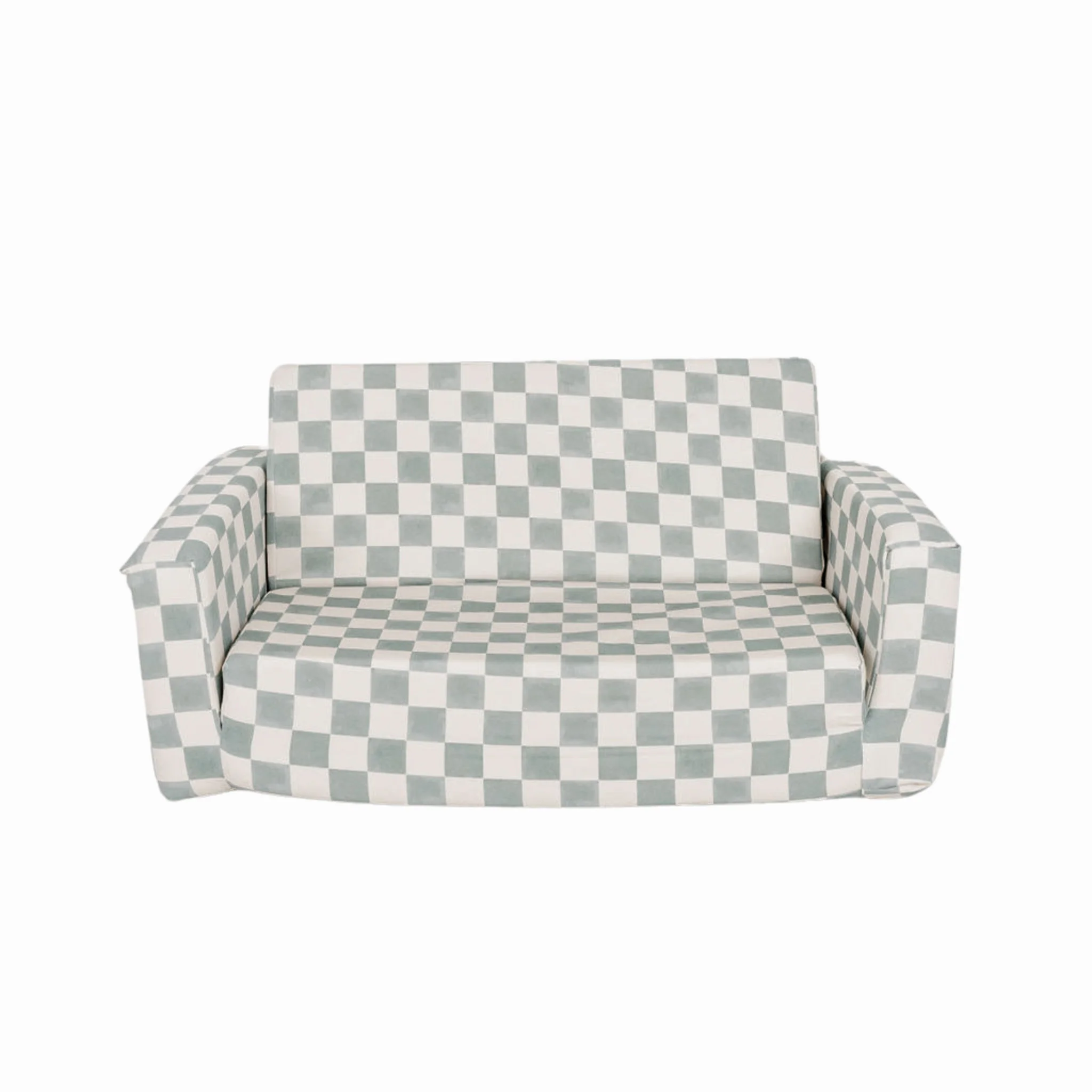 Toki Kids Checker Matcha Play Couch