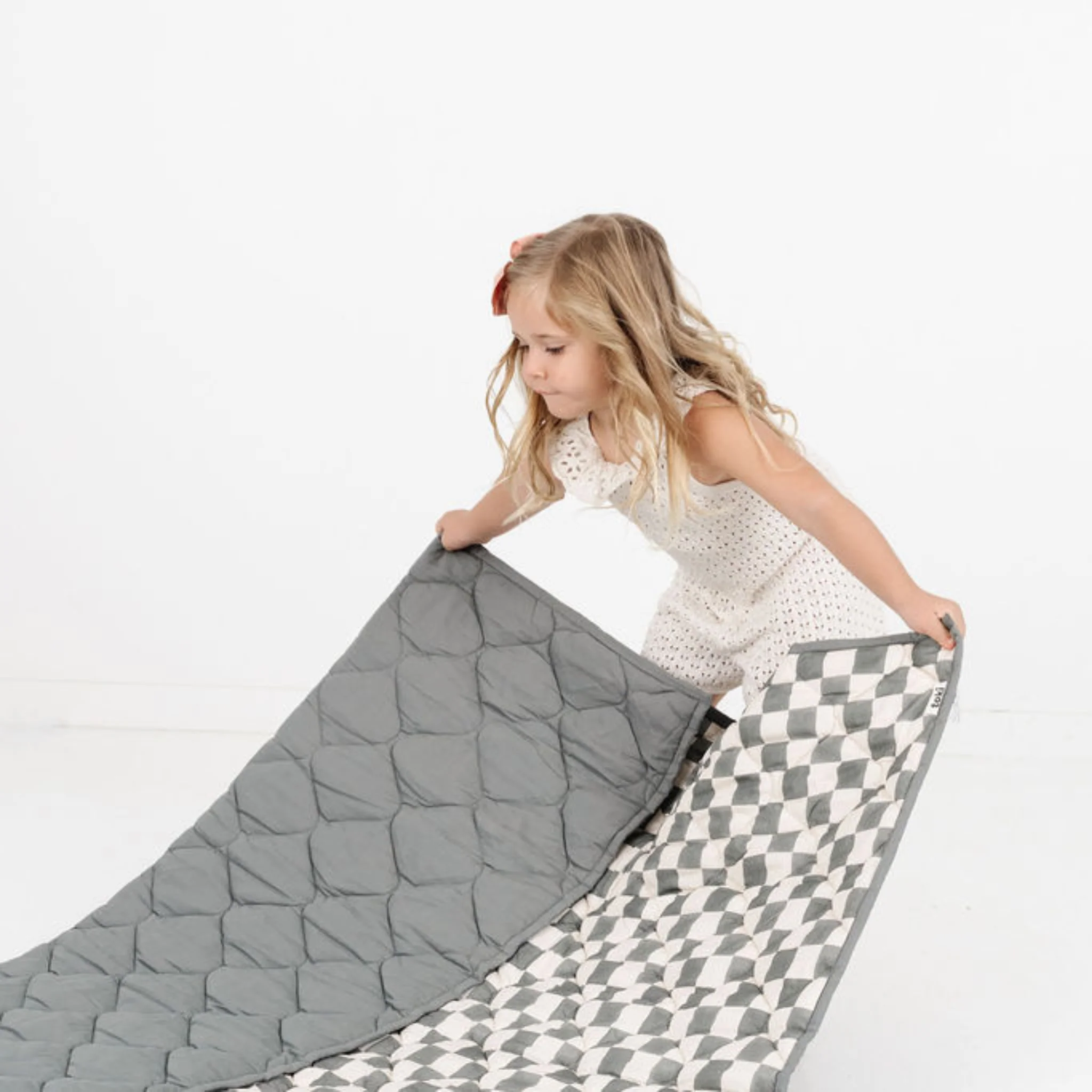 Toki Kids Checker Pepper Picnic Blanket - Image 6