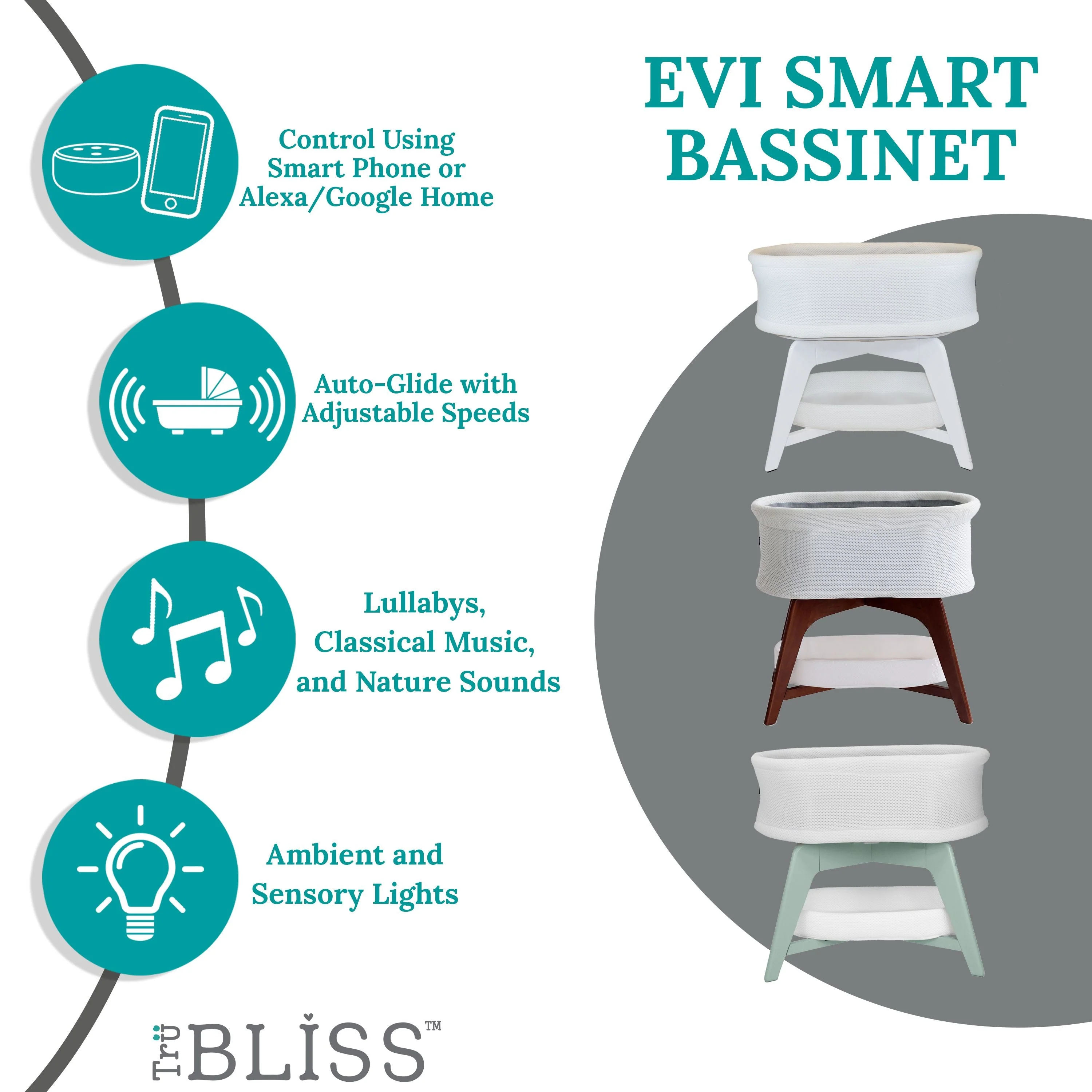 TruBliss Evi Smart Bassinet - Image 17