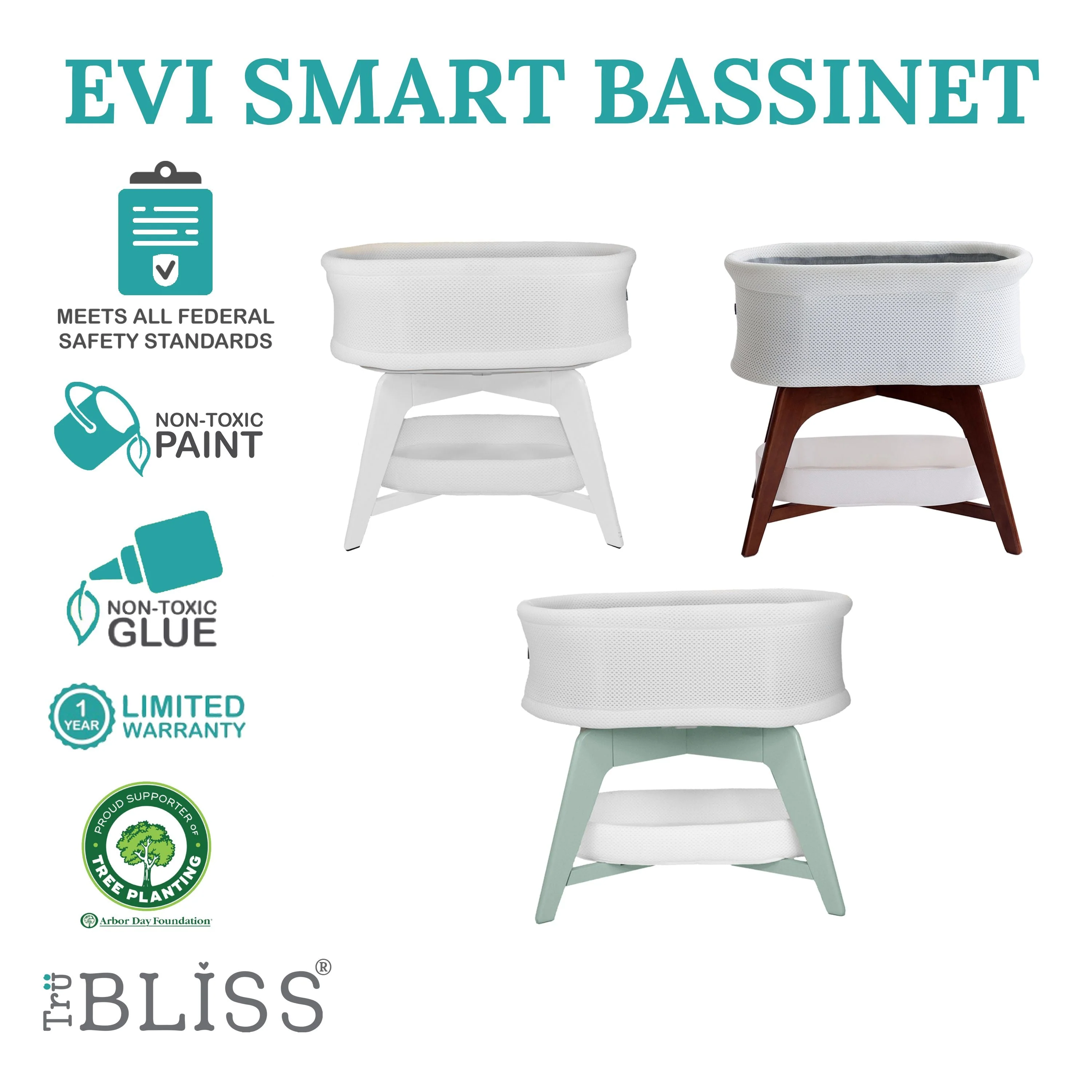 TruBliss Evi Smart Bassinet - Image 18