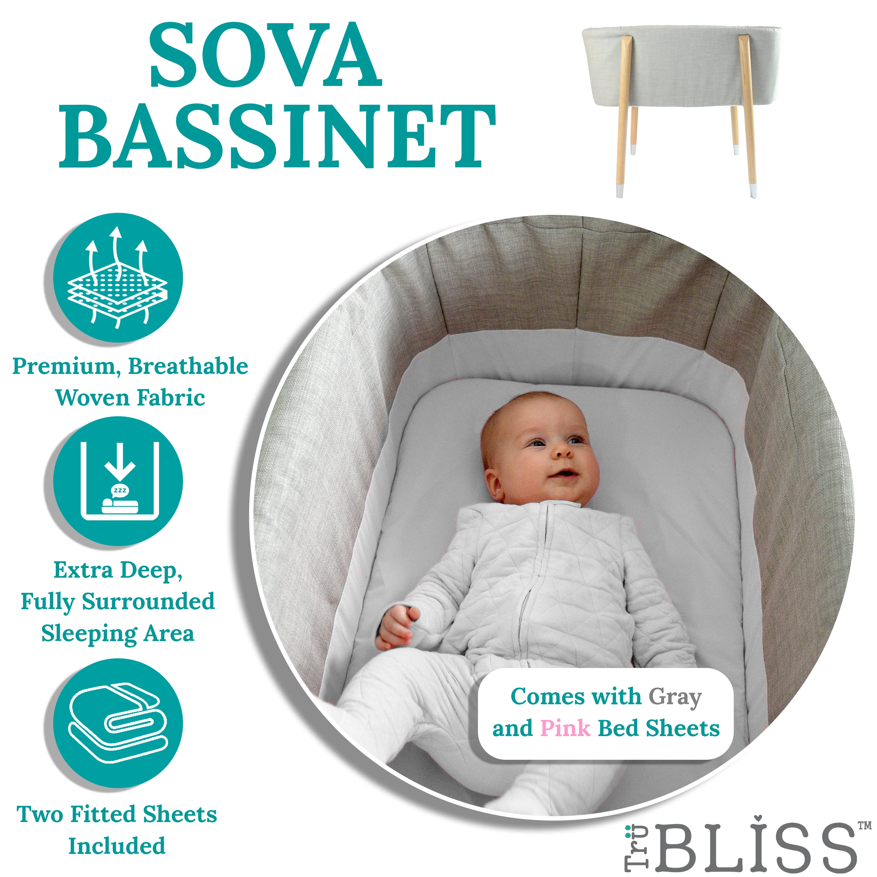 TruBliss SOVA Bassinet - Image 13