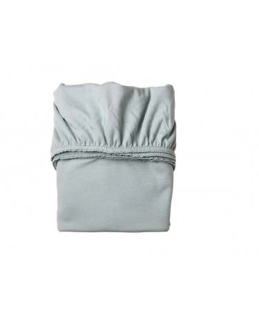 Tulip by Natart Linea Crib sheet in Pale Blue (set of 2) - Image 2