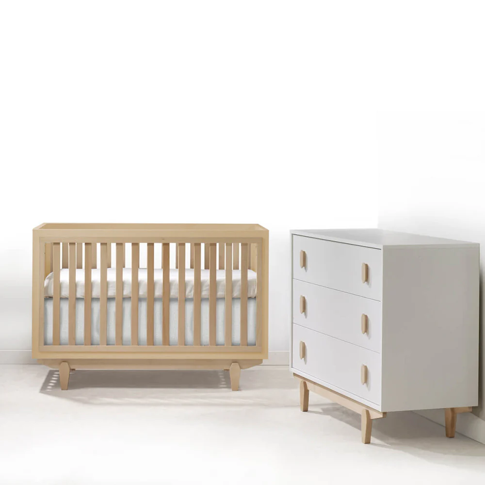 Tulip by Natart Tate Classic Crib and 3 Drawer Dresser XL - Image 3