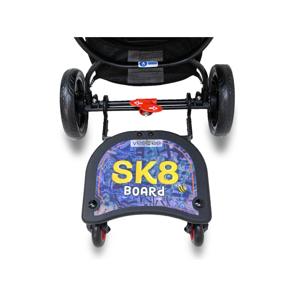 Valco Sk8 BOARD Ride Ons in Black - Image 10