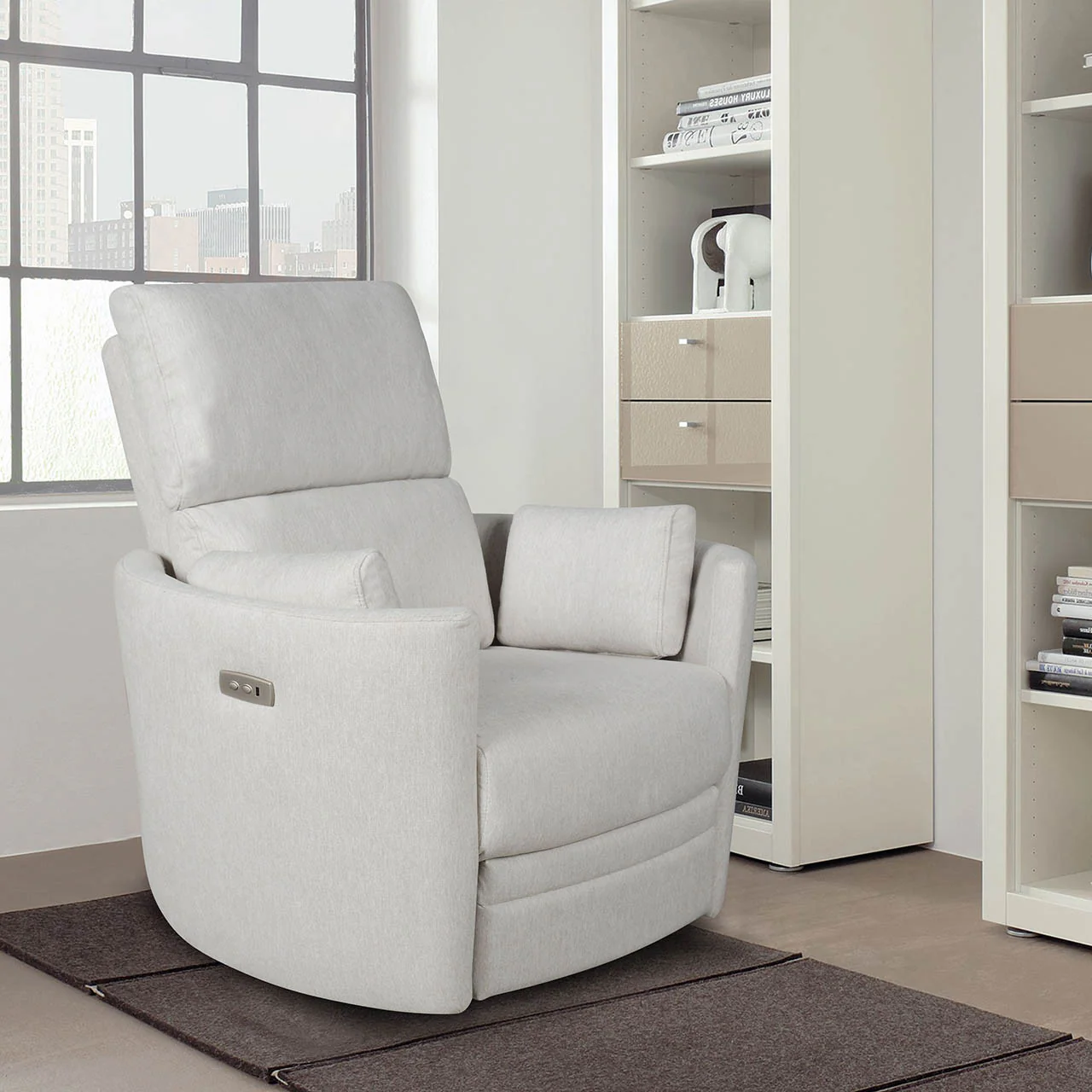 Westwood Compass Recliner Chair in Frost - Image 3