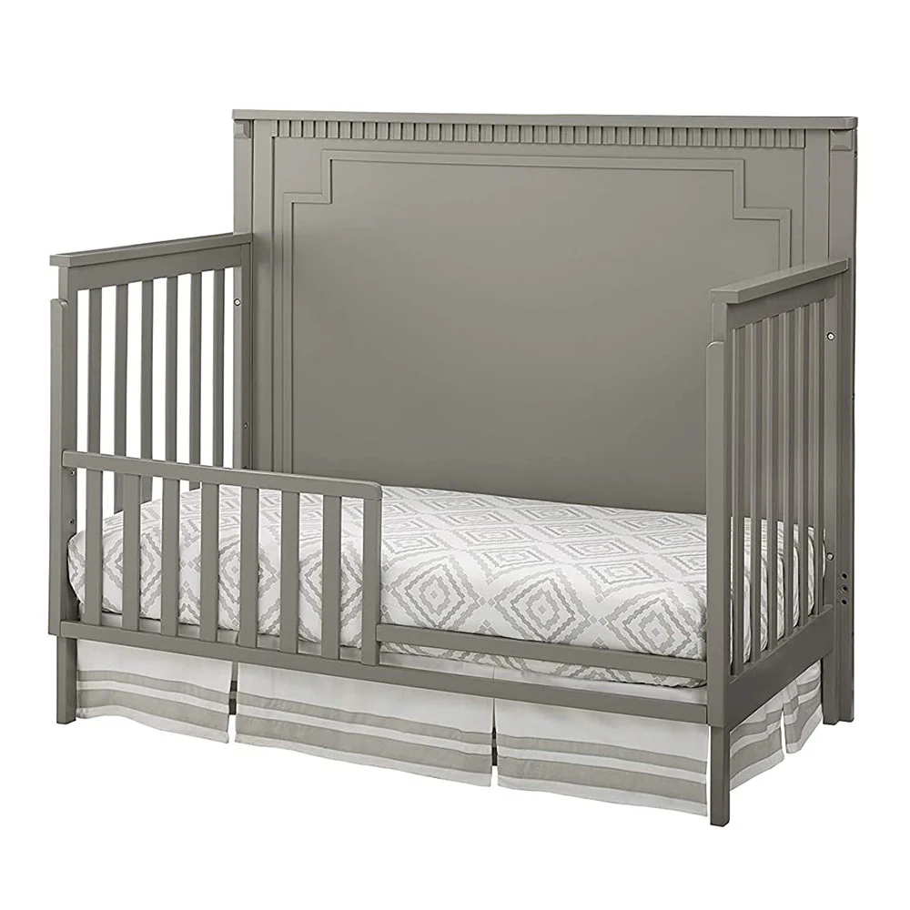 Westwood Emery Panel Convertible Crib In Grey - Image 4