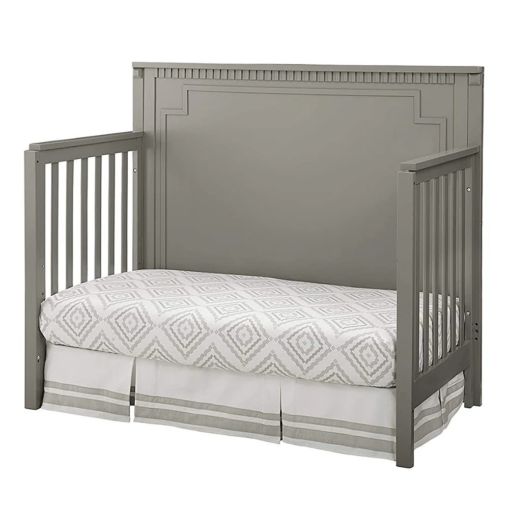 Westwood Emery Panel Convertible Crib In Grey - Image 6