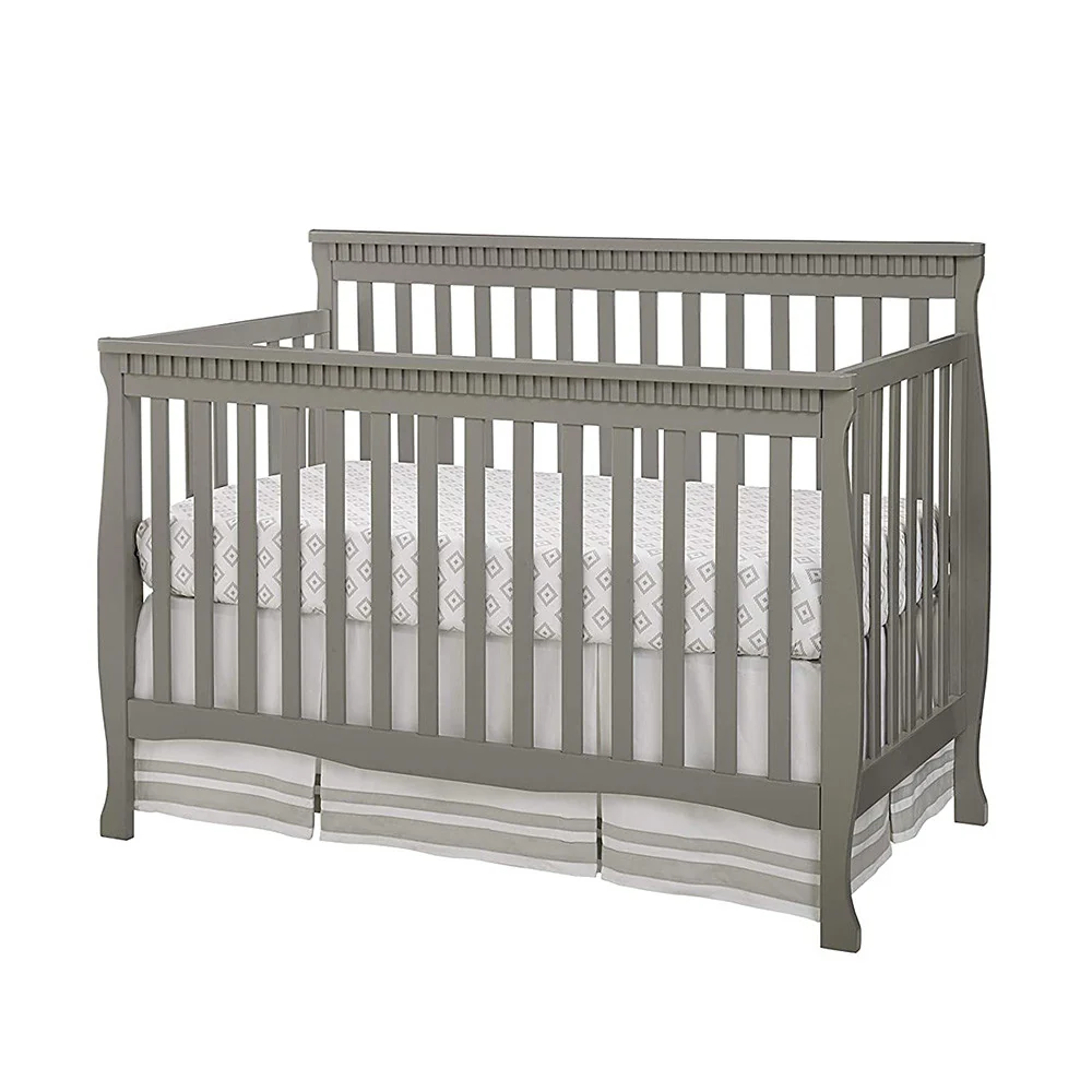 Westwood Emery Slat Convertible Crib In Grey - Image 3