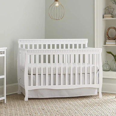 Westwood Emery Slat Convertible Crib In White - Image 2