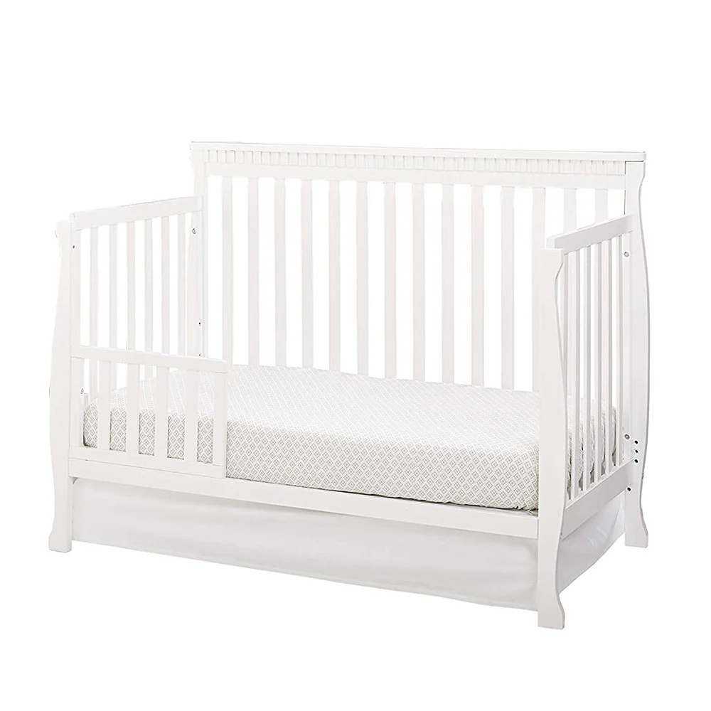 Westwood Emery Slat Convertible Crib In White - Image 3
