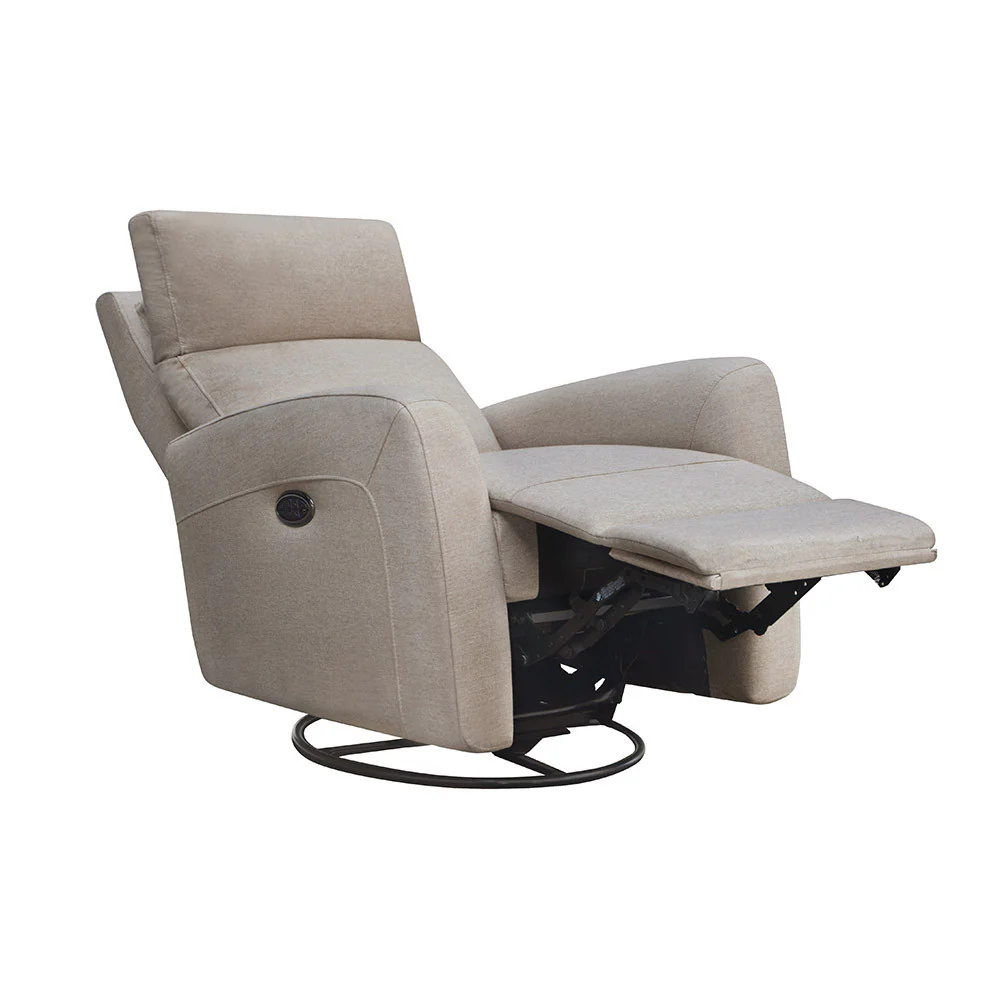 Westwood Jordan Glider - Triple Power - Lumbar - Headrest- Recline with USB in Camel - Image 5