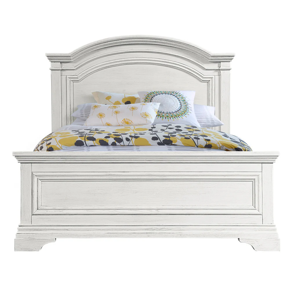 Westwood Olivia Youth Arch Top Complete Full Bed In Brushed White - Image 4