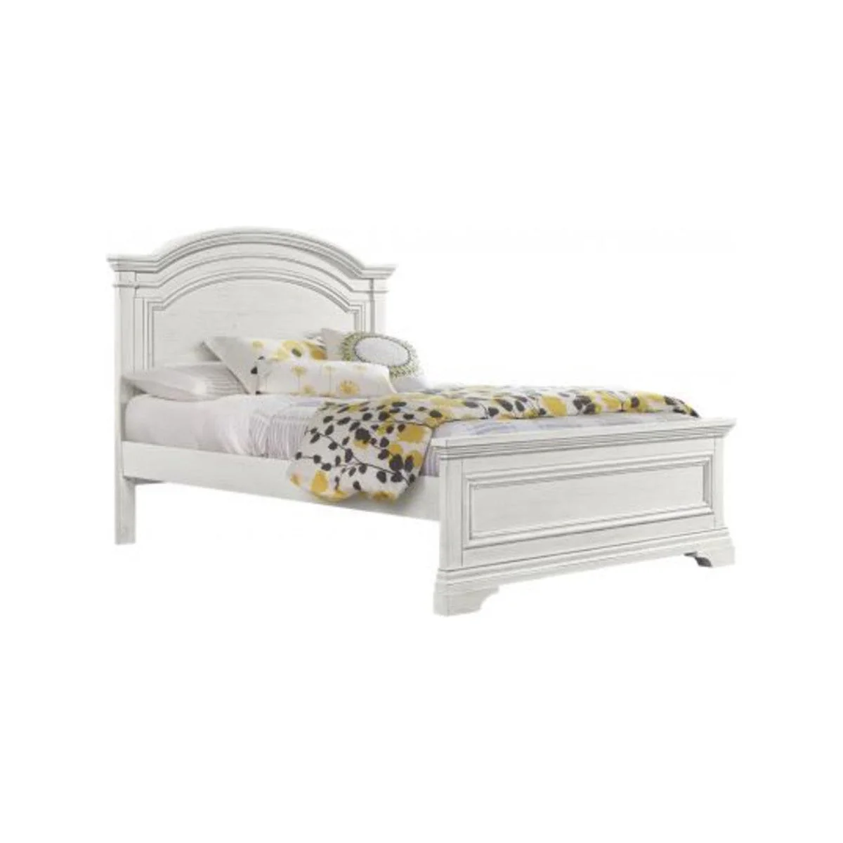 Westwood Olivia Youth Arch Top Complete Full Bed In Brushed White - Image 5
