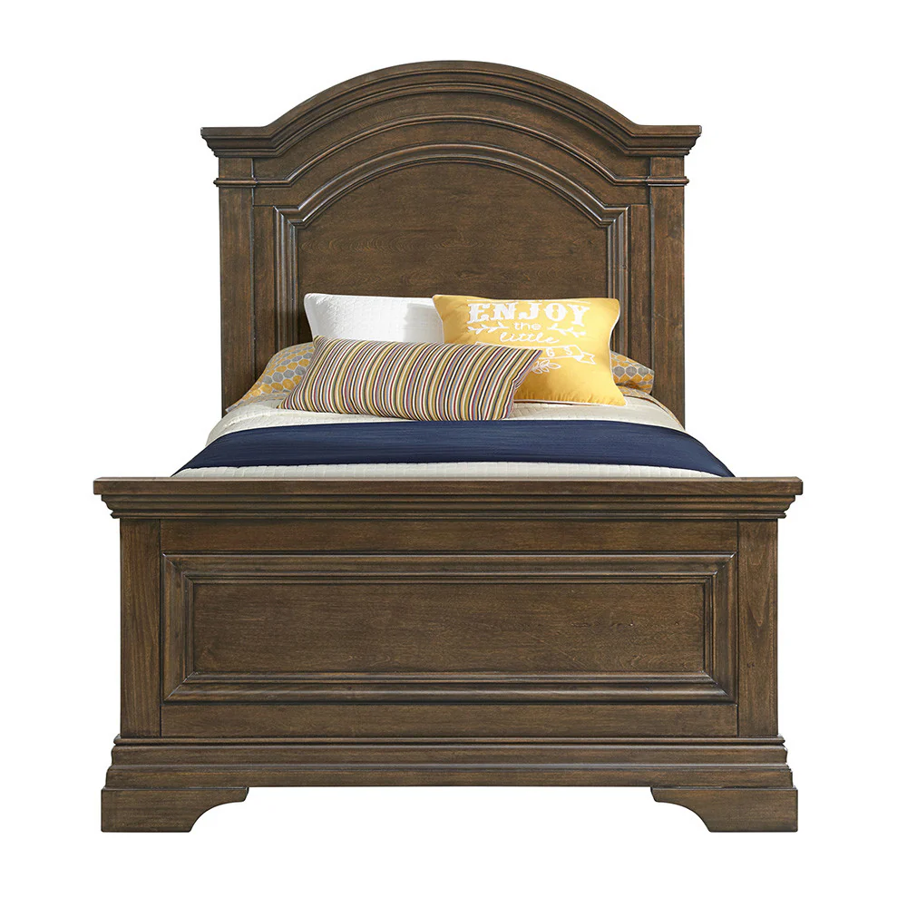 Westwood Olivia Youth Arch Top Complete Twin Bed In Rosewood - Image 4