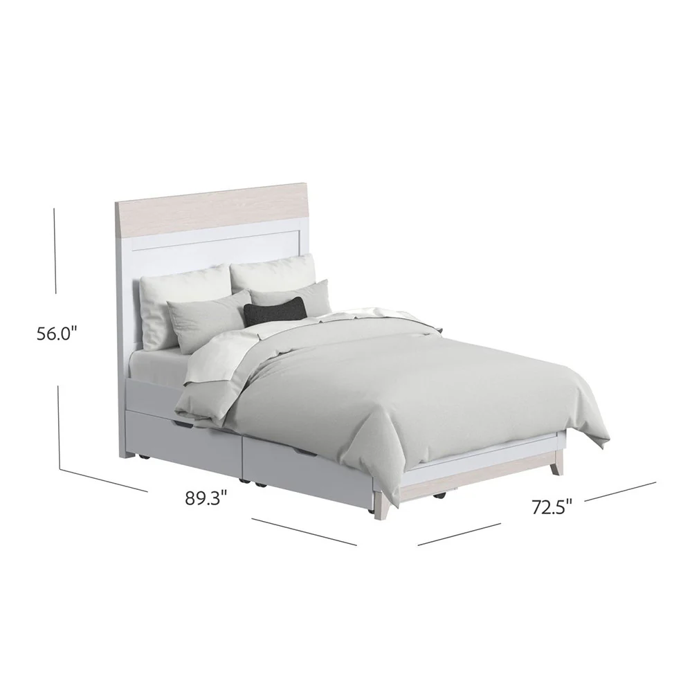 Westwood Rowan Youth Complete Full Bed in Ash Linen - Image 4