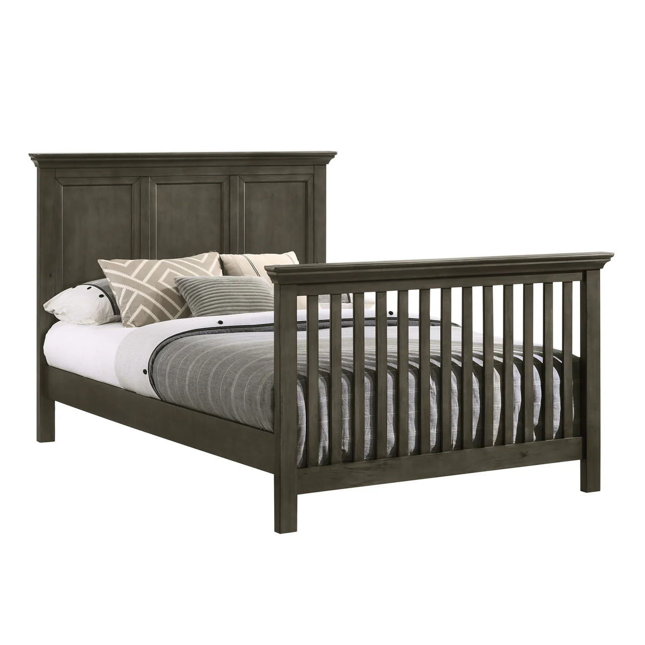 Westwood San Mateo-Nursery Full Size Bed Rails In Grey - Image 4