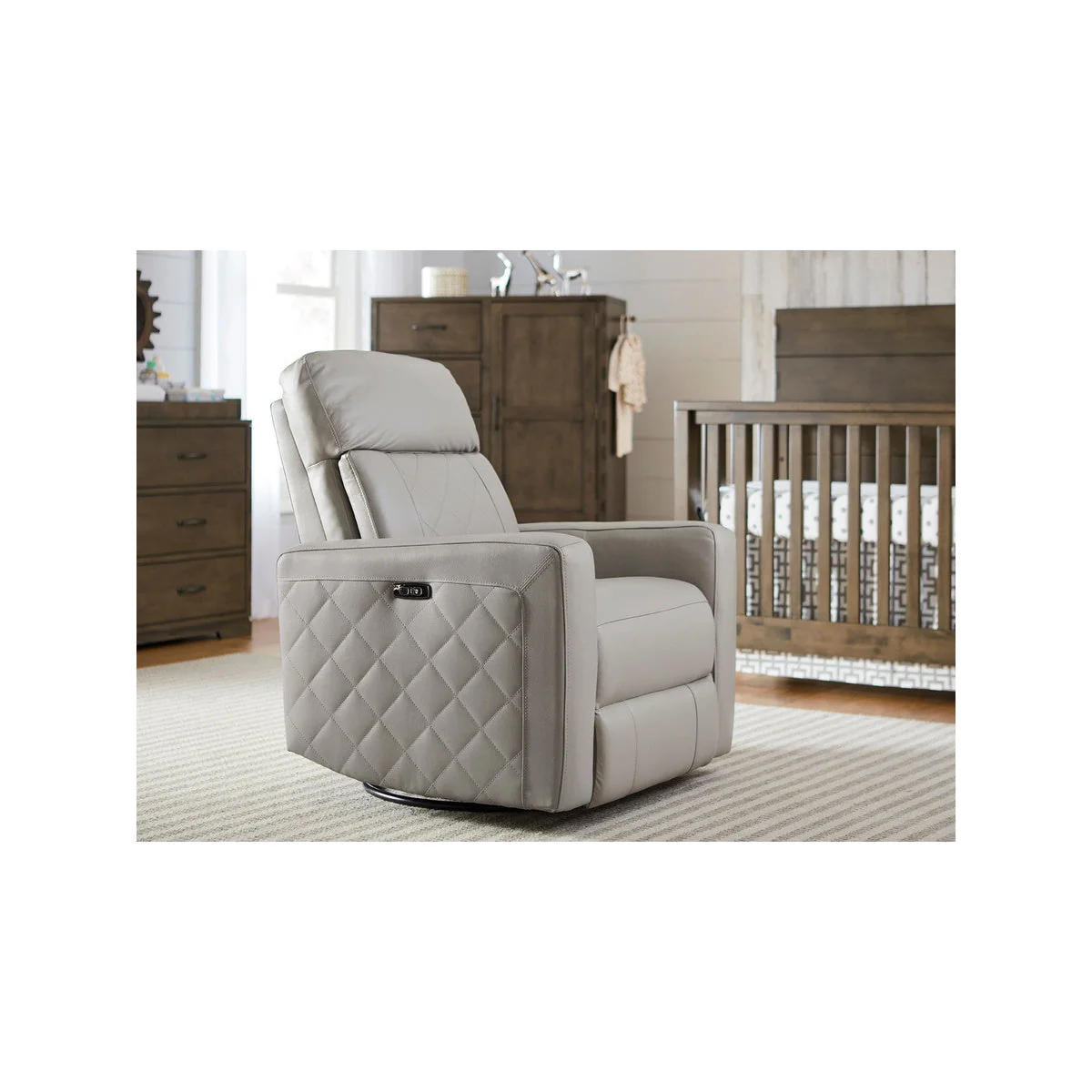 Westwood Soho Power Glider in Cloudy (Light Gray) - Image 7