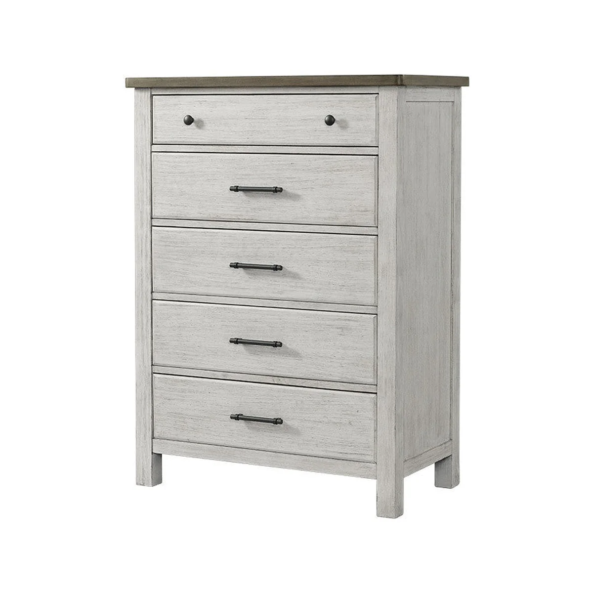 Westwood Timber Ridge Collection Tall Chest in Weathered White and Sierra - Image 4