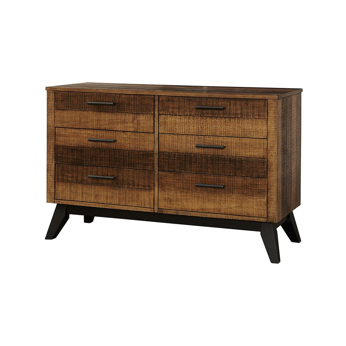 Westwood Urban Rustic 6 Drawer Dresser in Brushed Wheat - Image 3