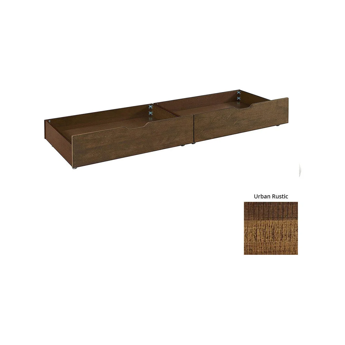 Westwood Urban Rustic Youth Under Bed Storage Drawer (2) In Brushed Wheat - Image 4