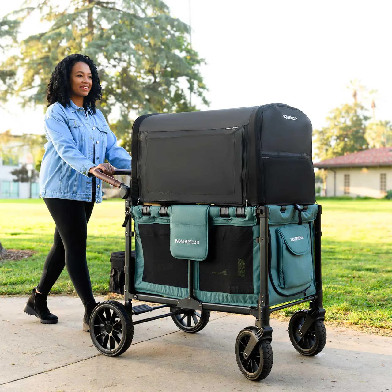 WonderFold Flex Canopy For W4 Original in Black - Image 8