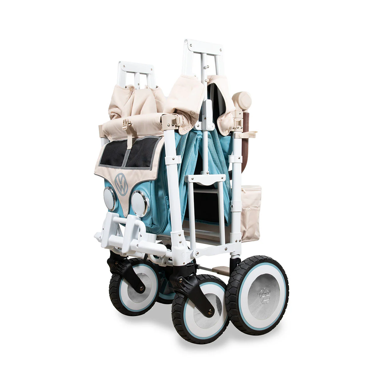 WonderFold VW2 Volkswagon Stroller Wagon in Bondi Blue - Image 4
