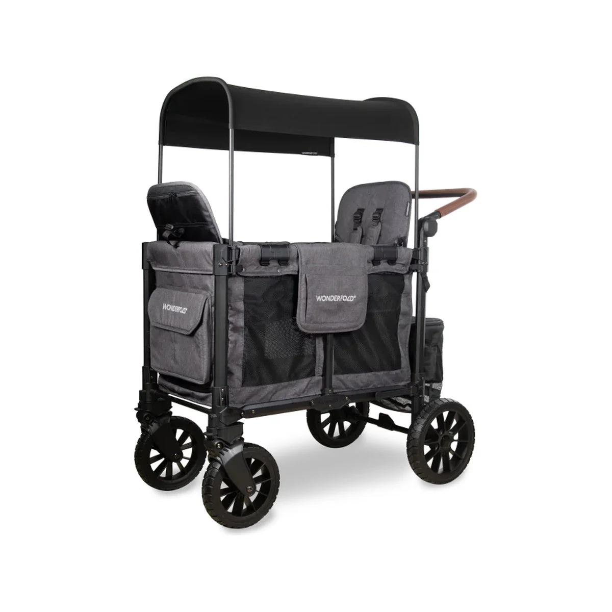 WonderFold W2 Luxe Pro Double Seater Stroller Wagon - Image 12